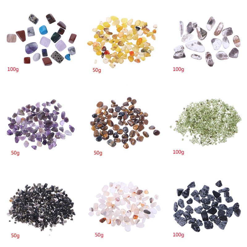 50g Đá Tourmaline Đen Tự Nhiên Dùng Trang Trí Bể Cá