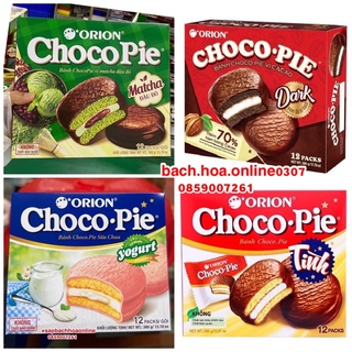 BÁNH CHOCOPIE DƯA HẤU, XOÀI, VIỆT QUẤT HỘP 12 GÓI 360G