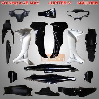Vỏ nhựa xe máy Yamaha Jupiter V - ĐỎ CỜ, ĐEN (LOẠI 1)