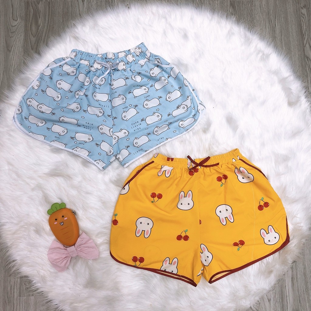 Quần sooc nữ cute chất siêu mềm mát thấm hút mồ hôi cực tốt | BigBuy360 - bigbuy360.vn