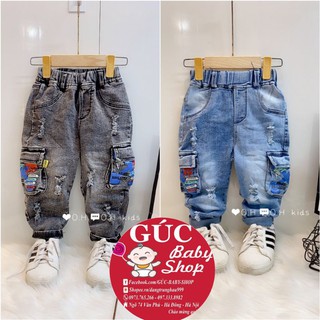 🔥MỚI VỀ🔥Quần bò đẹp hàng quảng châu cho bé trai diện năm học mới