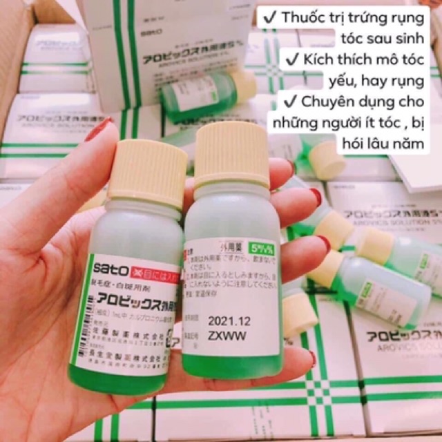 Tinh chất trị rụng tóc và  kích thích mọc tóc Sato 30ml