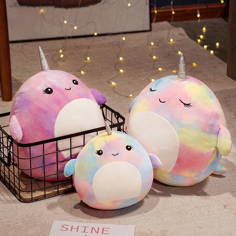 Thú Nhồi Bông Hình Kỳ Lân Nhiều Màu Dễ Thương Cho Bé