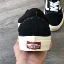 Giày Vans vault Old Skool Bản Chuẩn 11Trung [Vault-Da lộn] ( Ảnh chụp tại Shop)