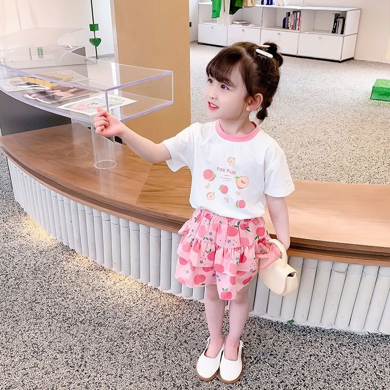 Set Áo Thun Tay Ngắn + Chân Váy Xếp Ly Thiết Kế Mới Thời Trang Mùa Hè Theo Phong Cách Hàn Quốc Cho Nữ