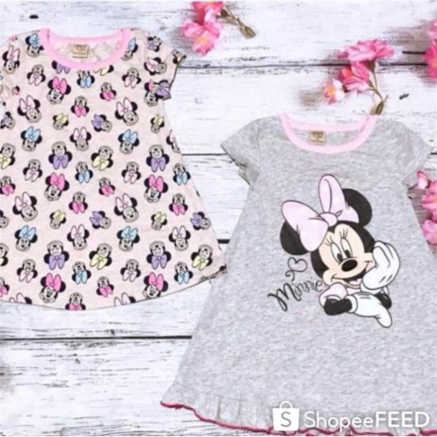 Váy xuất dư Đầm Micky xuất dư chất cotton 4 chiều dodungchobegiasi