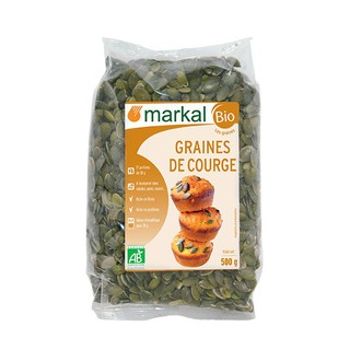 Hạt bí hữu cơ đã bóc vỏ Markal 500g