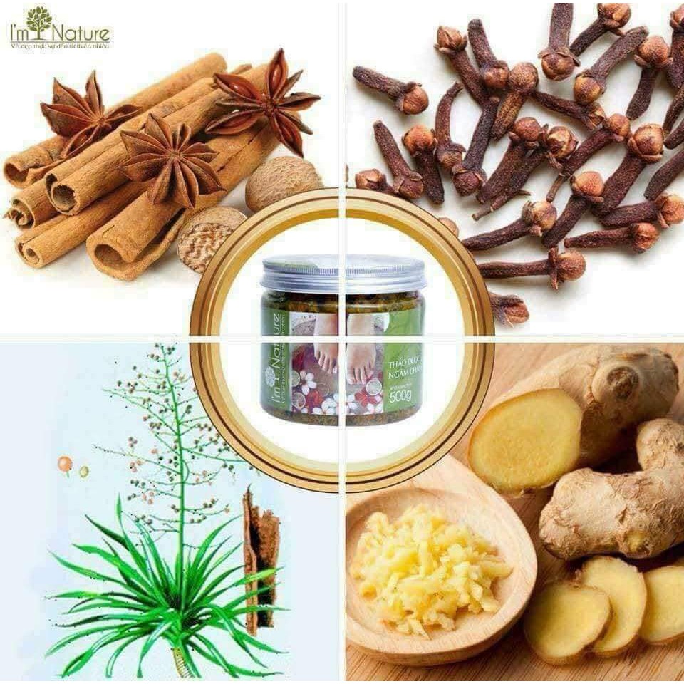 Thảo Dược Ngâm Chân I'M NATURE 500g Trị nhức mỏi (dùng được 40-50 lần)