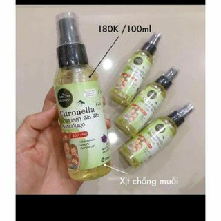 Tinh dầu xịt chống muỗi Phutawan Citronella