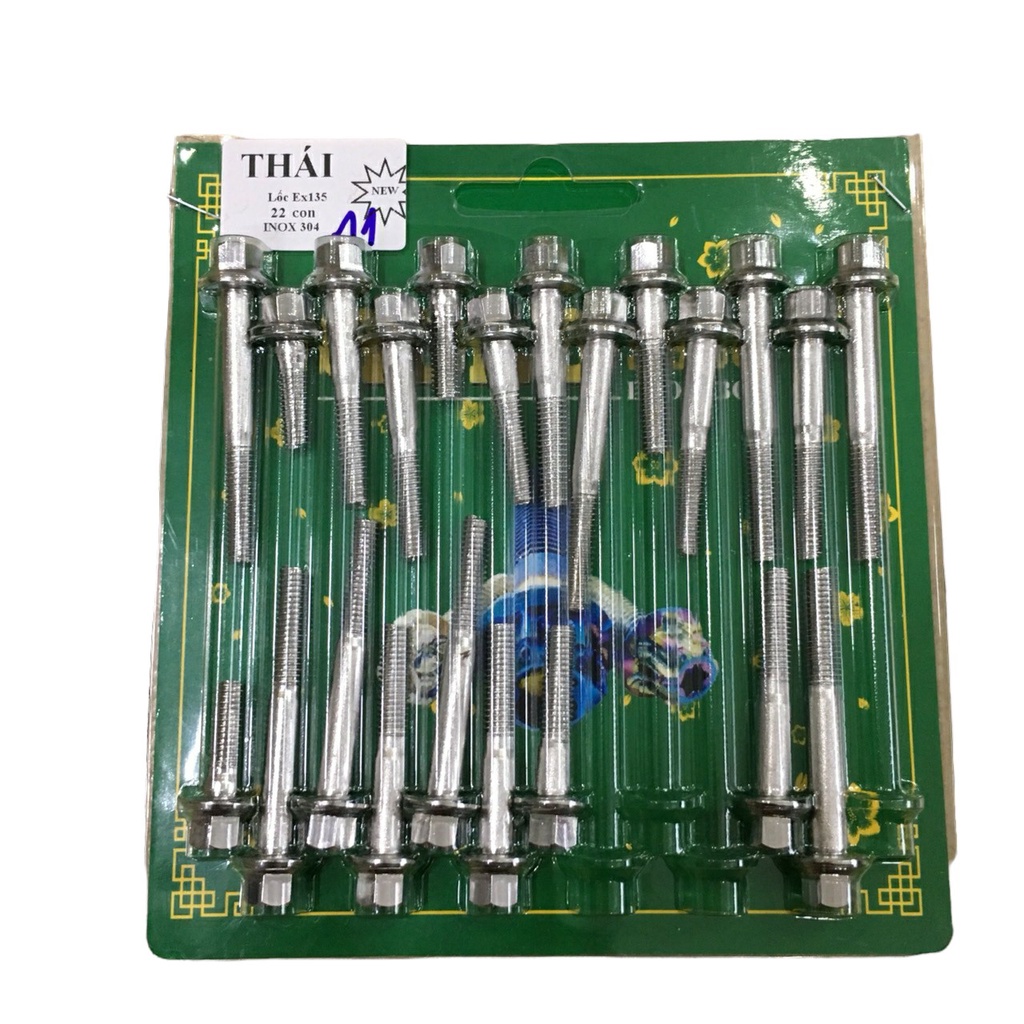 BỘ ỐC LỐC MÁY SALAZA THÁI LAN  GẮN NHIỀU DÒNG XE