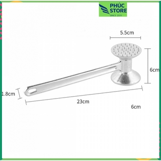 (FREESHIP) Búa đập thịt, dần thịt, đập đá 2 chiều, kháng khuẩn, Chất liệu hợp kim cao cấp có chứa Nano Bạc siêu sạch