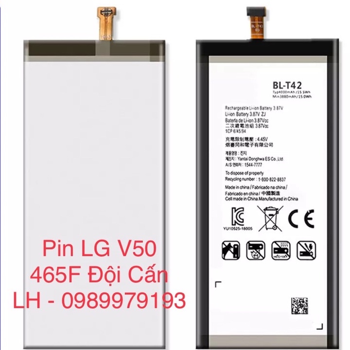 Pin LGV50 BL-T42 Pin Cho LG V50 ThinQ 5G V50ThinQ BL T42 LM-V500 V500N V500EM V500xm