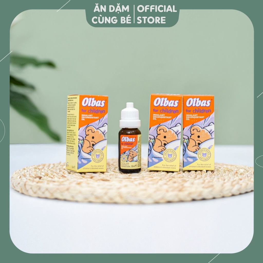 Tinh dầu bôi OLBAS oil giảm ngạt mũi cảm cúm cho bé 73184