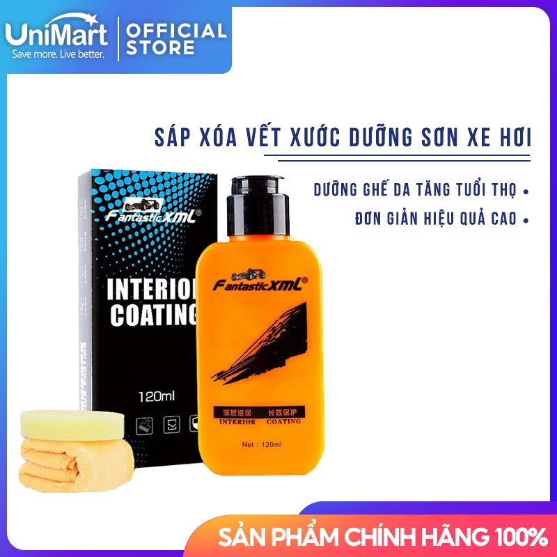 Kem Dưỡng Da Ghế Cho Xe Hơi Fantastic XML - Phục Hồi Và Làm Bóng Ghế Da | UniMart Official Store