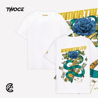 Áo thun unisex immortality - trắng // twoce brand