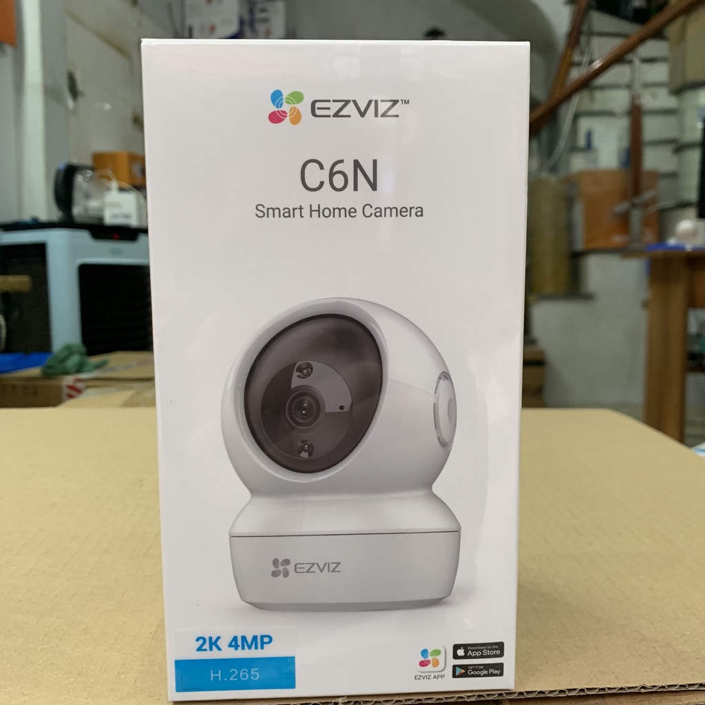 Camera IP WIFI 4MB EZVIZ C6W Siêu Nét 2K, Đàm thoại 2 chiều, Quay 360, Theo dõi chuyển động [ c6n a22ep ] - Chính hãng