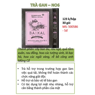 Trà thanh nhiệt, giải độc gan Baikal tea collection. Herbal tea №6 - Siberian Wellness