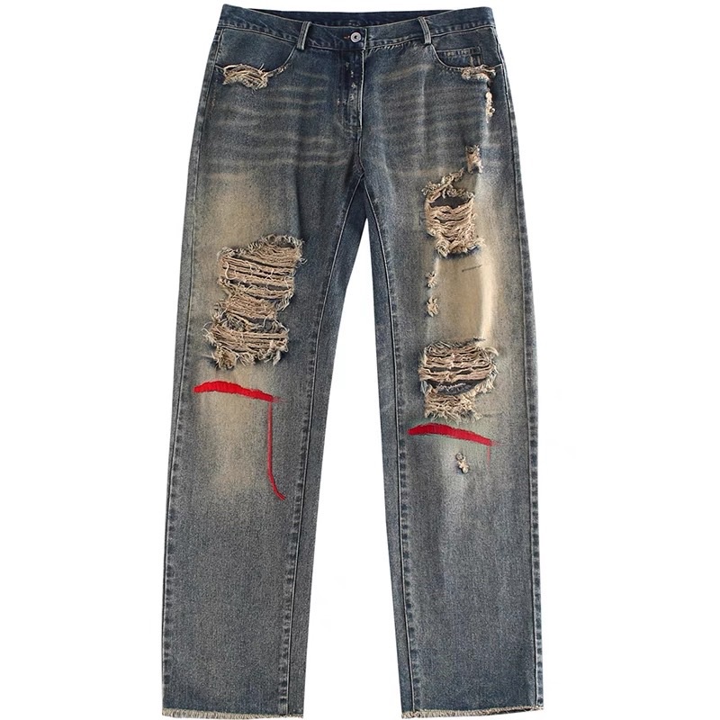 Quần bò rách nữ Chất