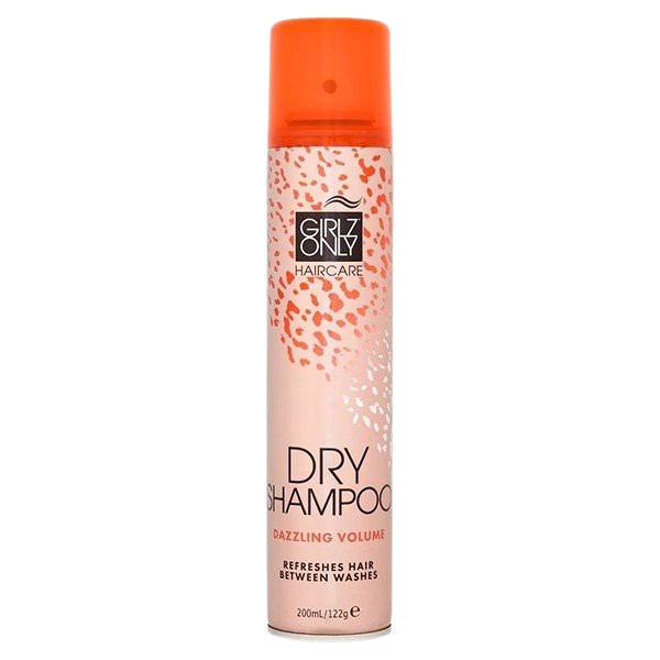 Dầu Gội Khô Girlz Only Party Nights / Dawn 'Til Dusk / Dazzling Volume / For Brunettes / No Residue Nude 200ml