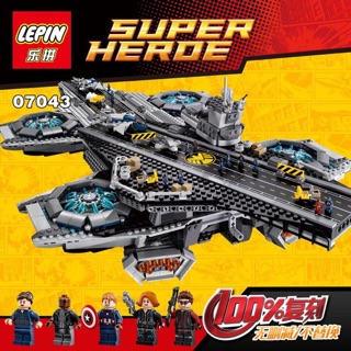[ Hàng order 7-10 ngày ] Lepin super heroes – 07043 – Tàu sân bay của S.H.I.E.L.D
