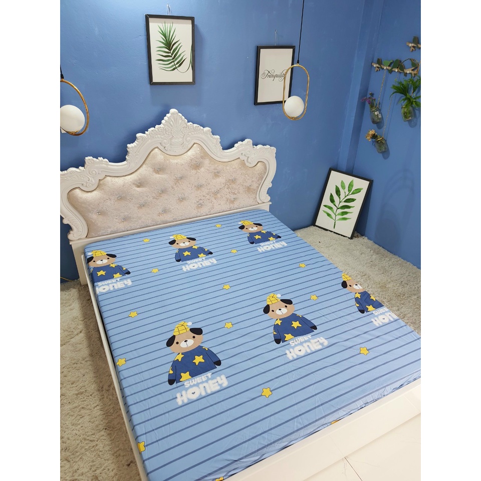 Ga chống thấm cotton cao cấp Hàn Quốc, ga trải giường chống thấm không nóng, không bí, thoáng mát | BigBuy360 - bigbuy360.vn
