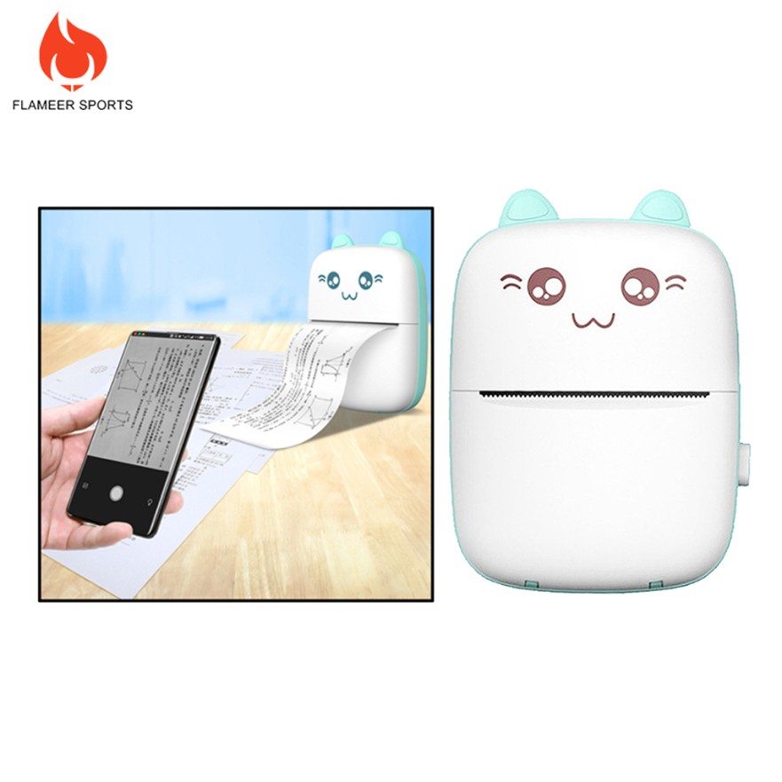 Máy In Nhiệt Thể Thao Mini Bỏ Túi Màu Xanh Lam 57x30mm