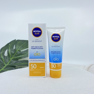 Kem chống nắng chuyên da mặt Nivea Sun SPF 50+- Hàng đức chuẩn