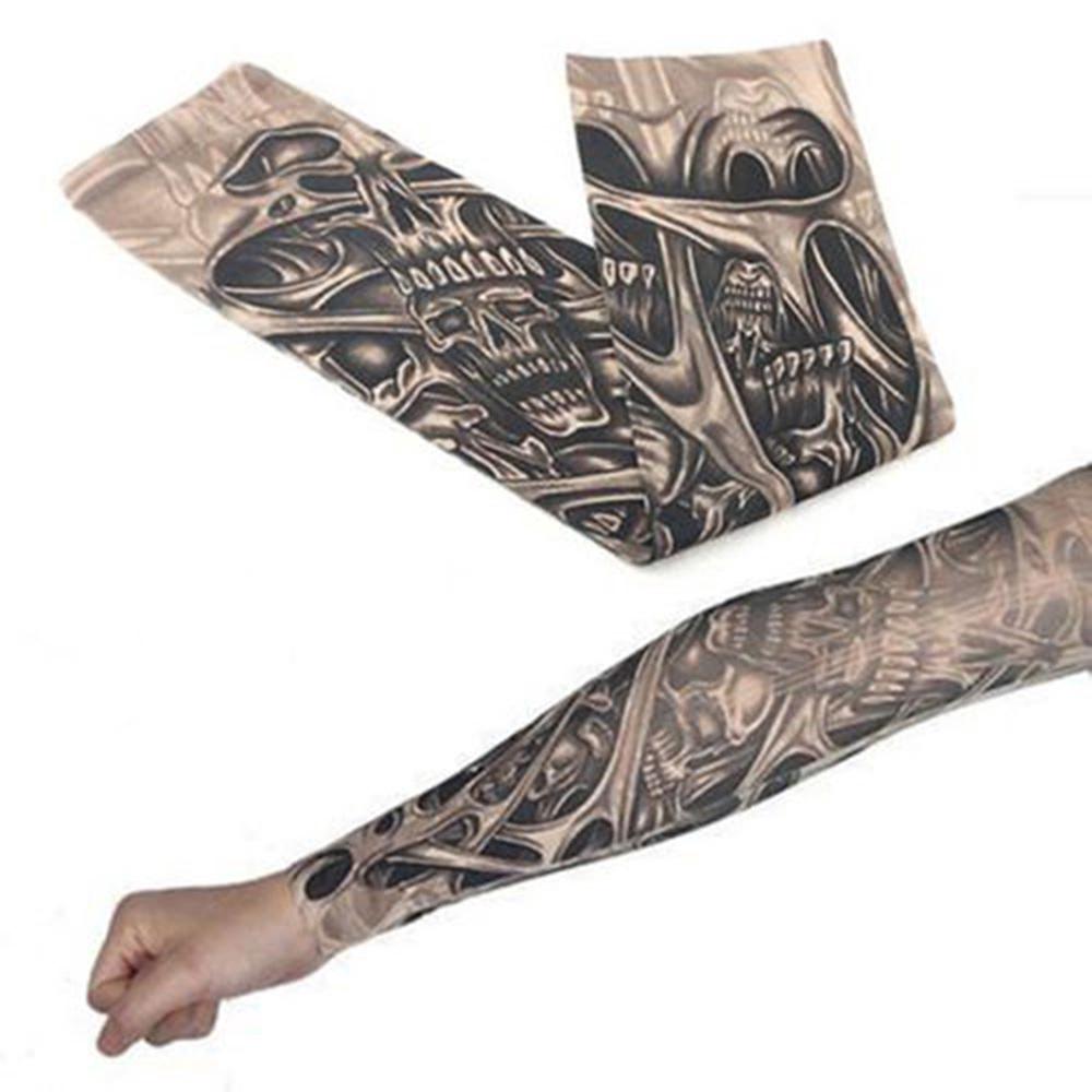 3D tattoo UV protection gloves