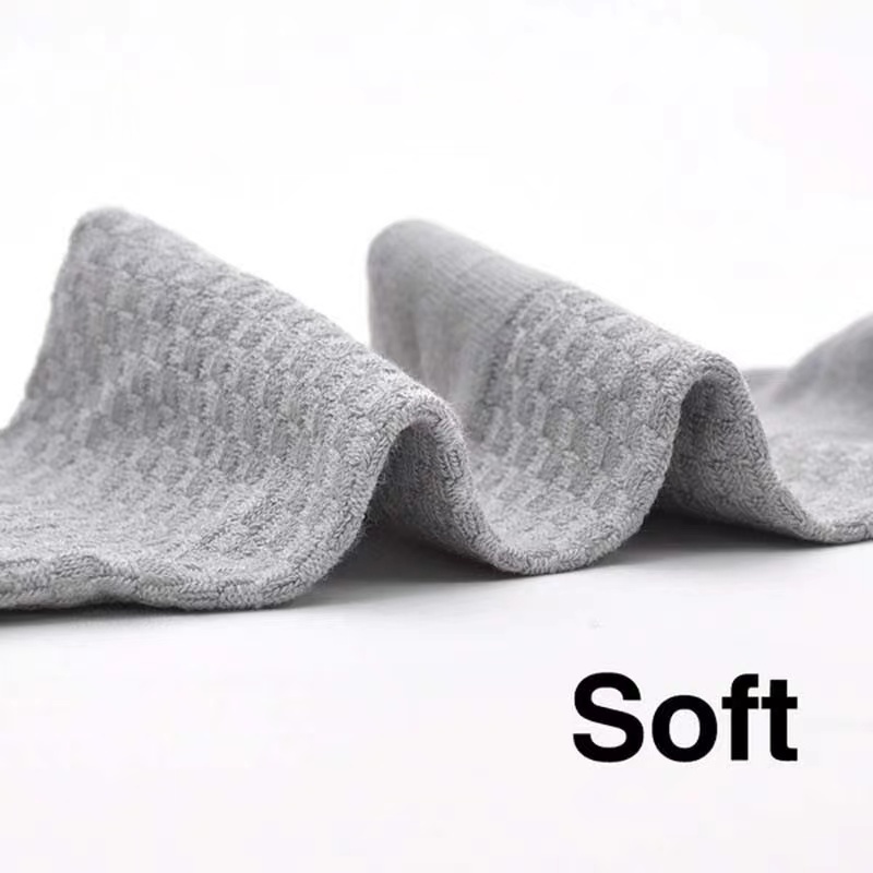 Set 5 Đôi Vớ Sợi Tre Thoáng Khí Thấm Hút Mồ Hôi Size 38-45 Cho Nam