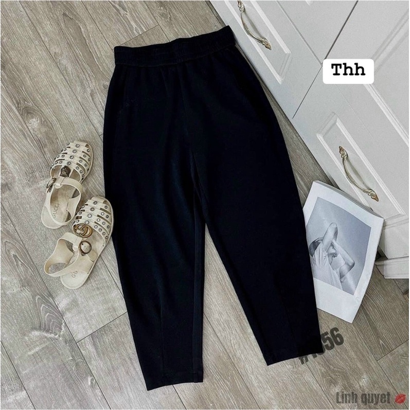 ảnh thật - quần baggy trơn