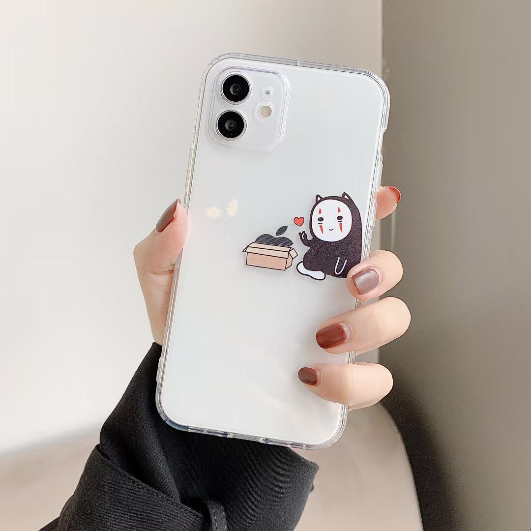 Ốp Lưng Silicone Mềm Trong Suốt In Hình Totoro Cho Iphone 12pro Max 12mini 11pro Max X Xs Max Xr Se 2020 7 8 Plus | BigBuy360 - bigbuy360.vn