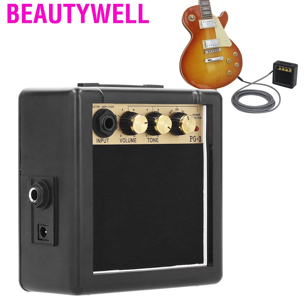 ❈Loa Mini Khuếch Đại Âm Thanh Chuyên Dụng Cho Guitar Pg-3 3w