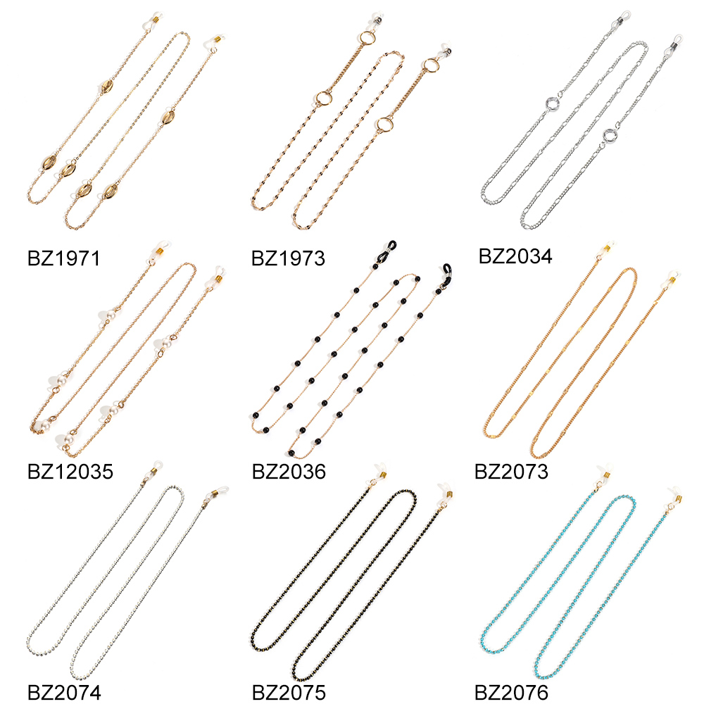 Dây Đeo Mắt Kính Đính Ngọc Trai Giả Thời Trang Chống Trượt