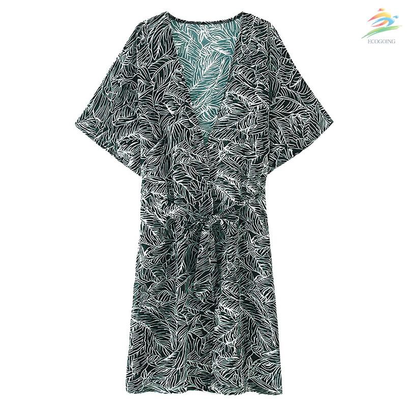 Áo Khoác Kimono Ngắn Tay In Họa Tiết Phong Cách Bohemian Dành Cho Nữ | BigBuy360 - bigbuy360.vn