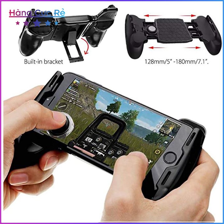 Tay cầm chơi game Liên quân, PUBG, Free Fire FF cho điện thoại dưới 6.5 inch Freeship Có Nút bấm -Shop Hàng Cực Rẻ