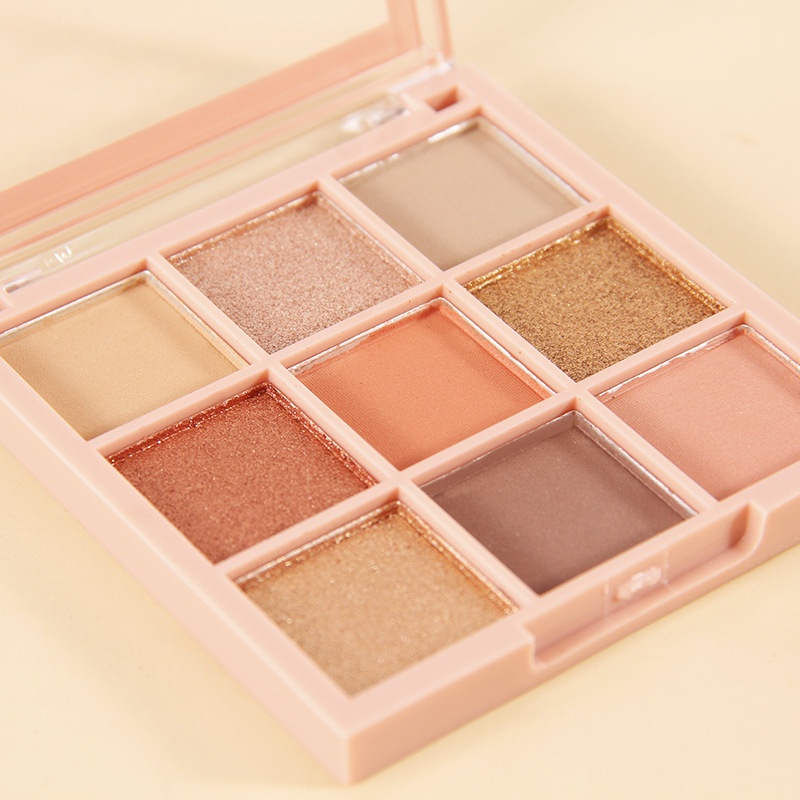 Bảng Phấn Mắt Jiugongge 9 Màu Sắc Lấp Lánh Dành Cho Học Sinh