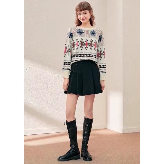 Áo len hoạ tiết