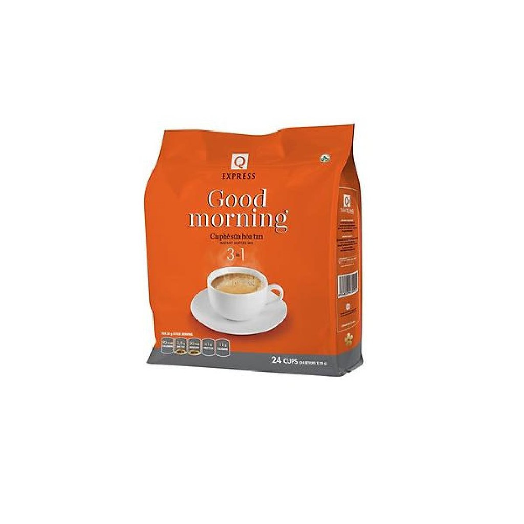 Cafe Sữa Hòa Tan Trần Quang "Good morning" 480gr (24 gói x 20gr)