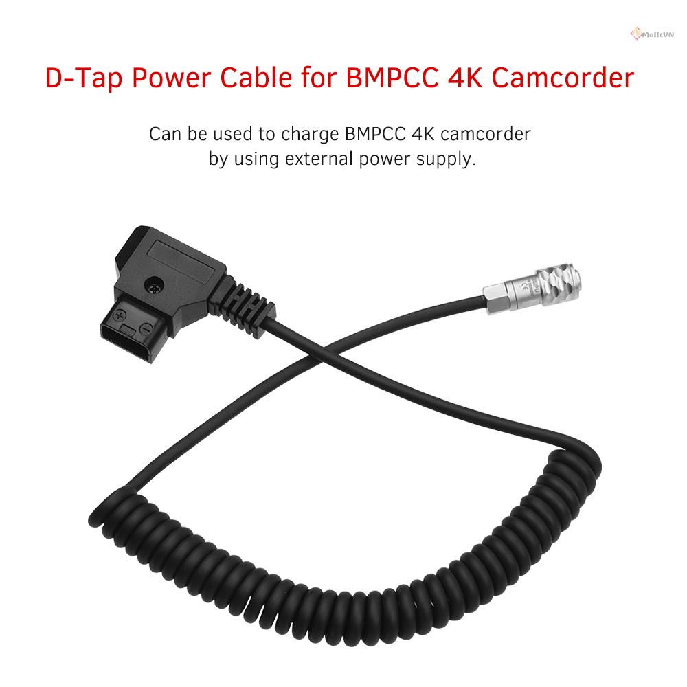 Dây cáp nguồn Andoer D-Tap sang BMPCC 4K 2 Pin cho máy ảnh bỏ túi Blackmagic Camera 4K