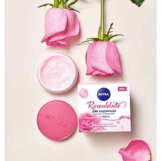 Kem dưỡng ẩm và trắng da ban ngày Nivea Rosenblute 50ML (Bill Đức)