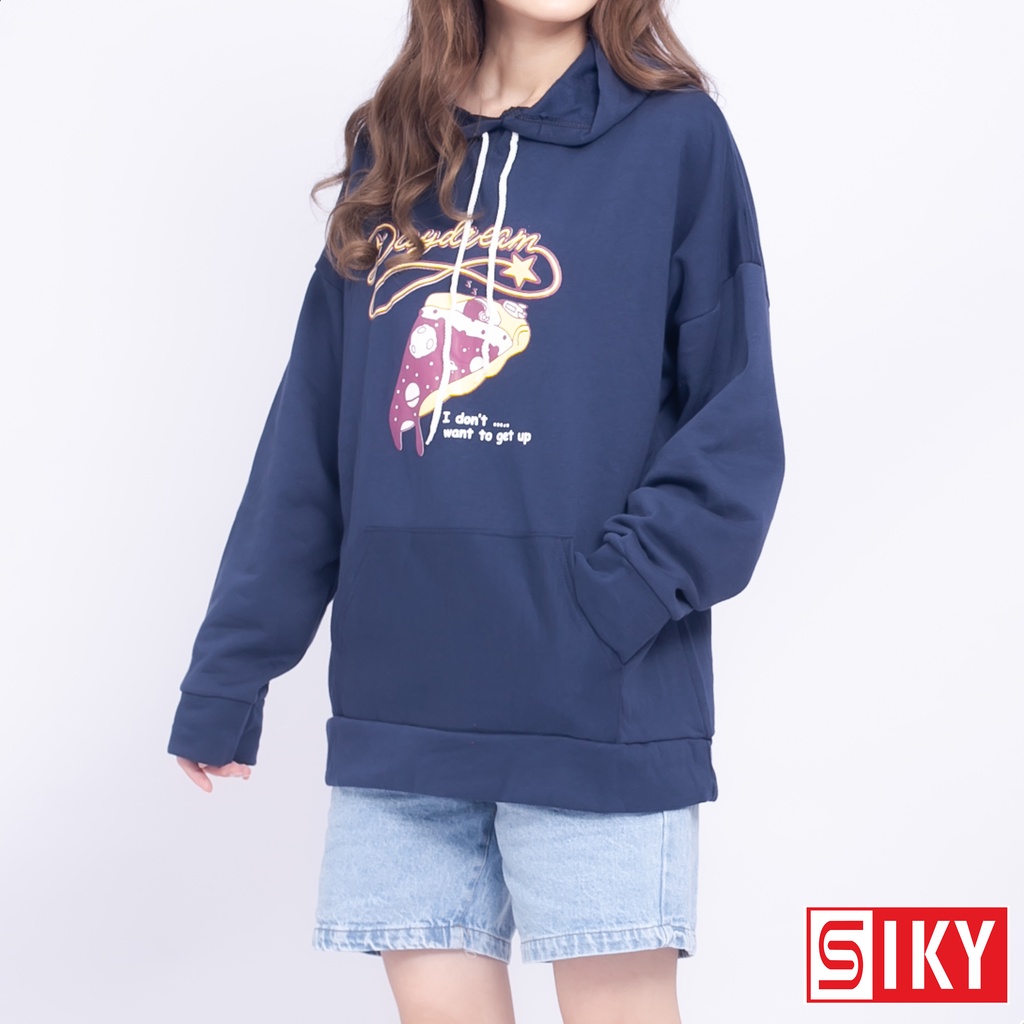Áo hoodie nỉ họa tiết hình bánh pizza phong cách Hàn Quốc - SIKY HX07 | BigBuy360 - bigbuy360.vn
