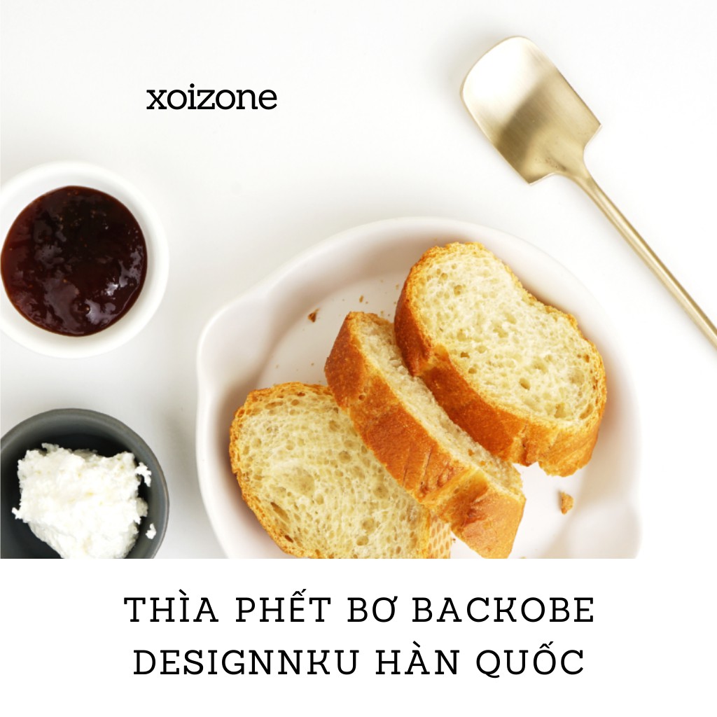 Thìa nậy đá/ thìa phết bơ BACKOBE Designnku Hàn Quốc