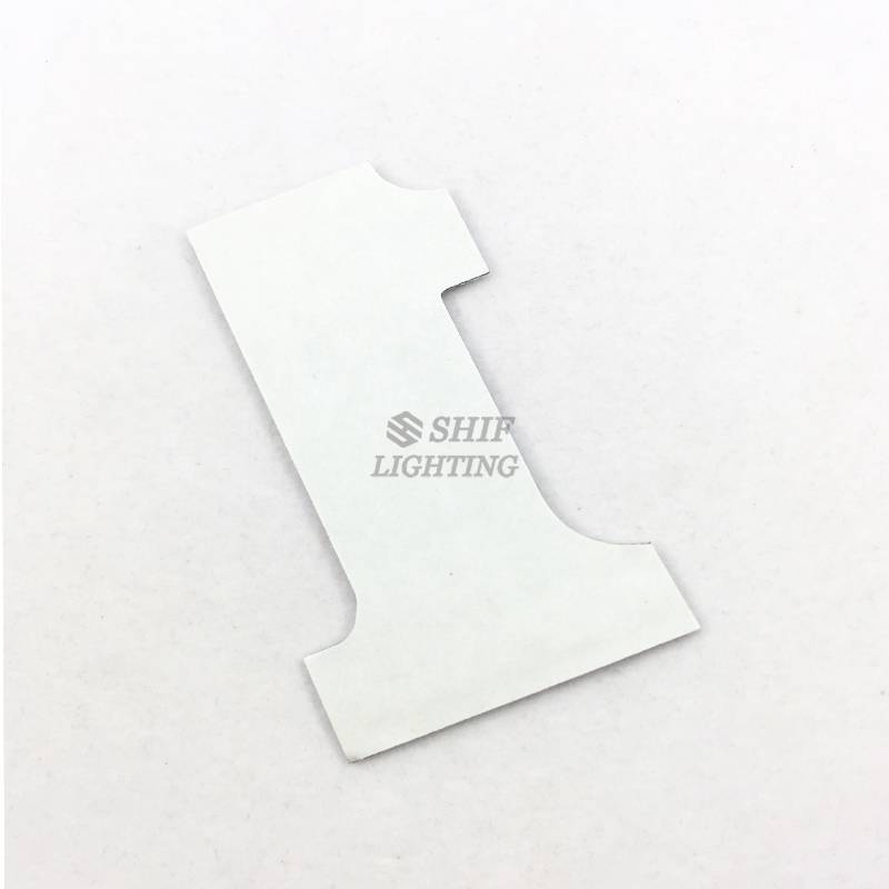 Logo nhôm hình số 1 in cờ Mỹ độc đáo dán trang trí xe mô tô