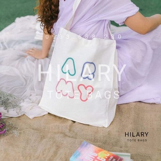 Túi tote vải thiết kế hilary hình hộp đeo chéo vải canvas