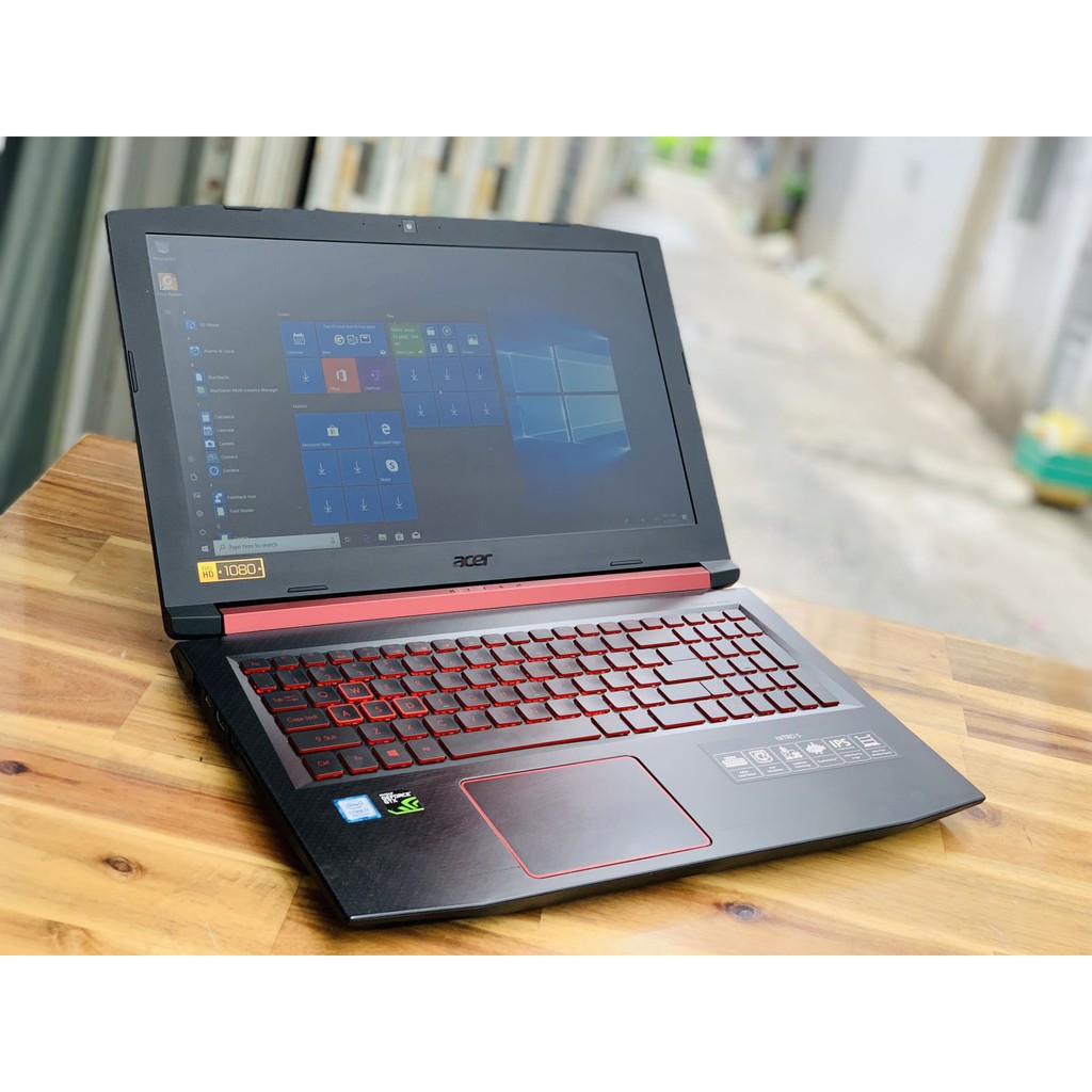 Laptop Gaming Acer Nitro 5 AN515-52, i7 8750H 8G SSD128+1T Vga GTX1050Ti 4G Full HD Đèn phím Giá rẻ | BigBuy360 - bigbuy360.vn