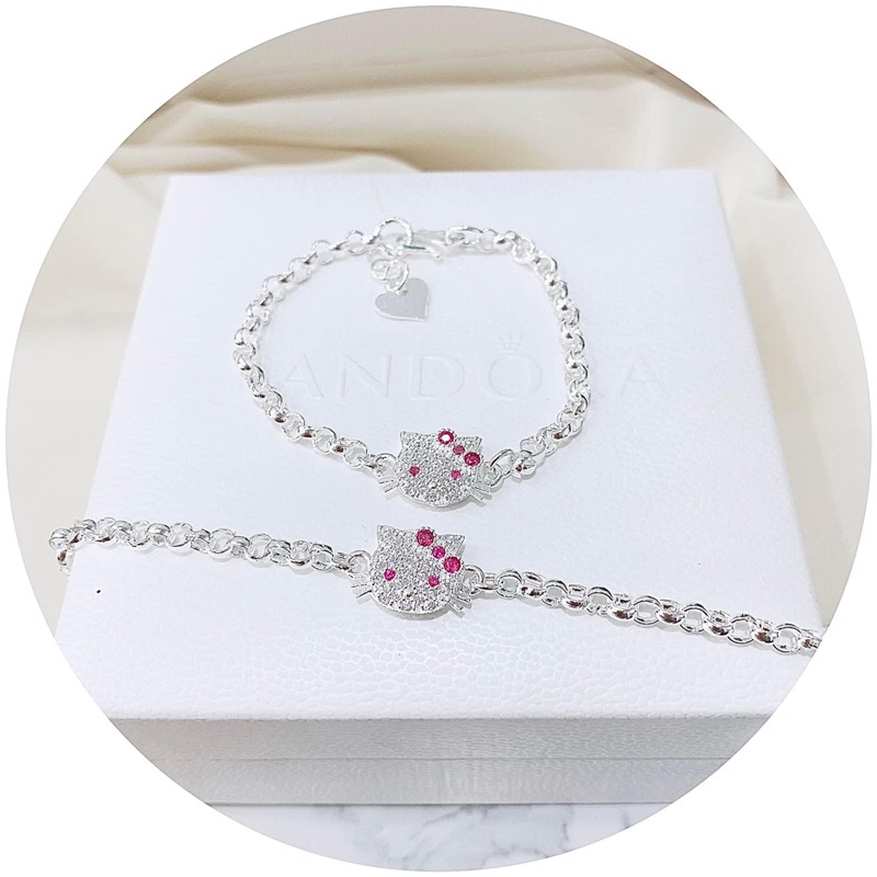 LẮC TAY MÈO KITTY CHO BÉ GÁI - LẮC TAY BẠC TA