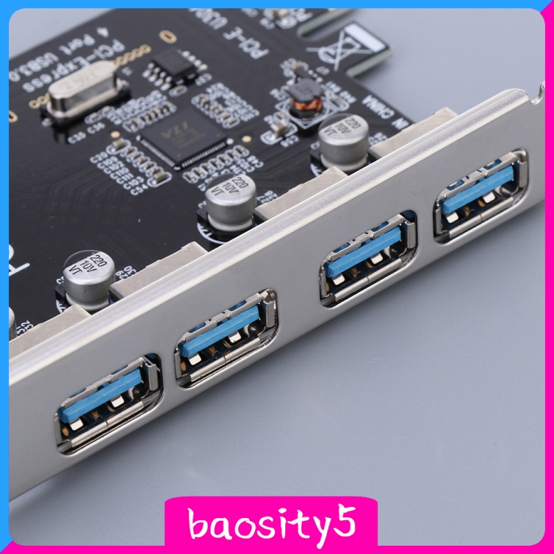 Bộ Chuyển Đổi Thẻ Mở Rộng 4 Cổng Usb 3.0 Pci-E Baosity5
