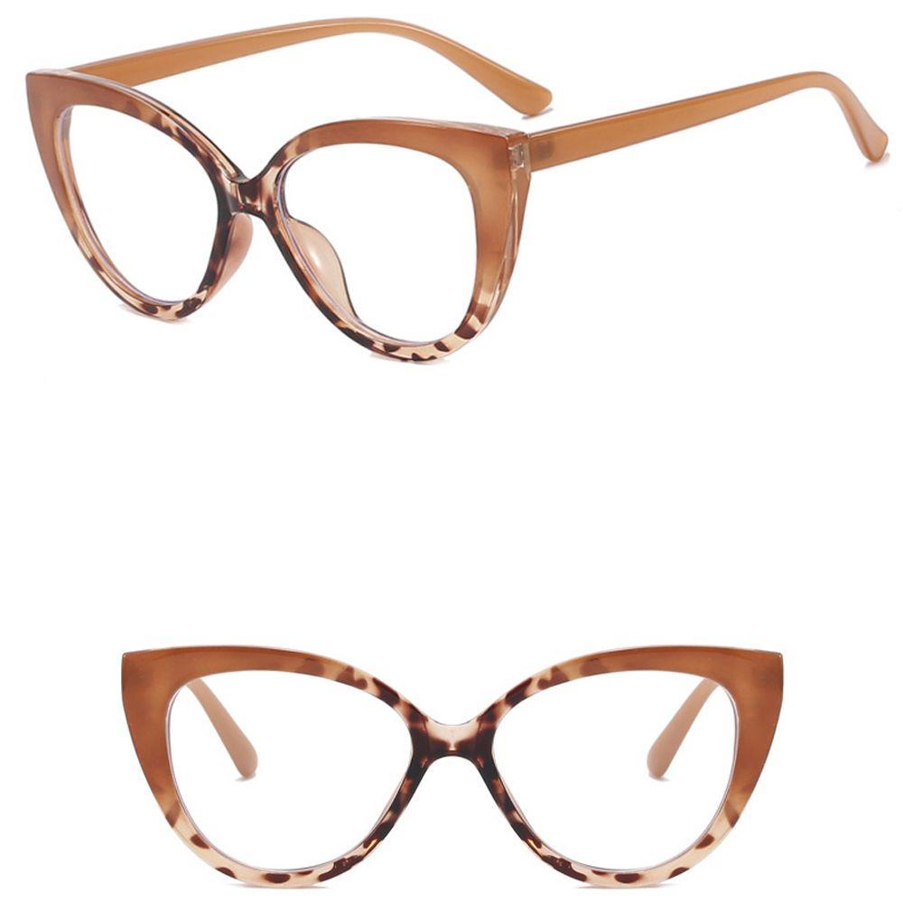 Kính Chống Bức Xạ Ánh Sáng Xanh In Họa Tiết Da Báo Thời Trang Cho Nữ