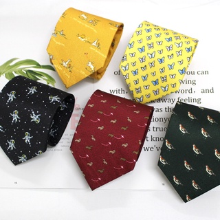 Cà vạt 9cm in họa tiết thời trang công sở lịch lãm cho nam