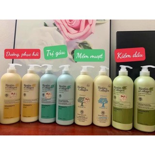 Cặp gội xả dưỡng tóc nhanh mọc tóc BIOTIN COLLAGEN 2000ML